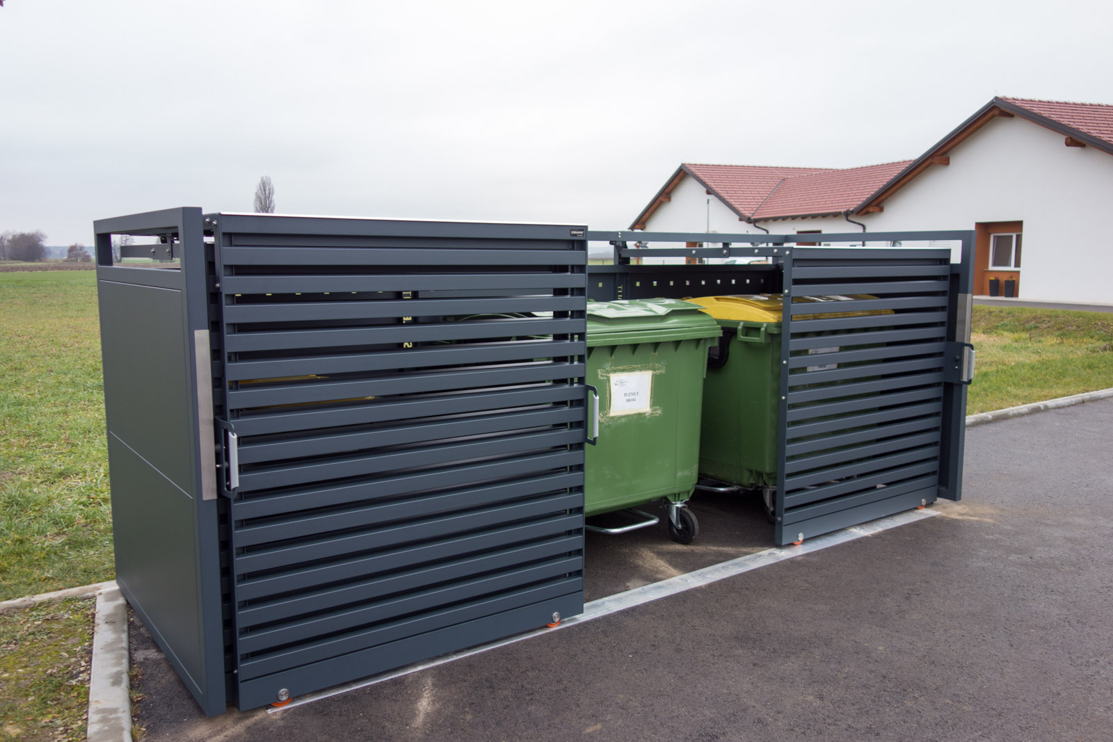 StyleOUT® 3x1100 Müllcontainer StyleOUT