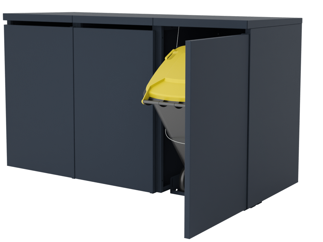 StyleOUT 120/240 BASIC modern modular waste bin enclosure